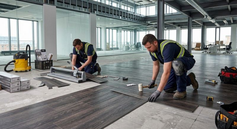 Our team working on Flooring Service projects in Fredericksburg, VA