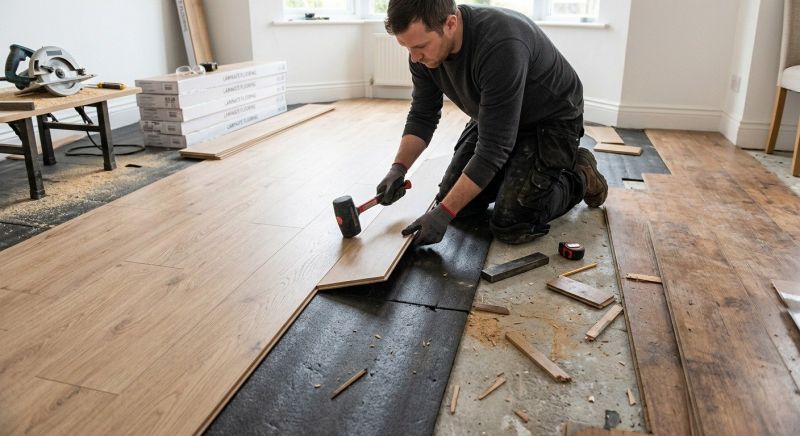 Laminate Floor Replacement in Bowling Green, VA