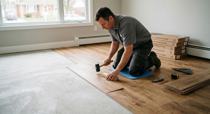 Linoleum Flooring Replacement in Fredericksburg, VA