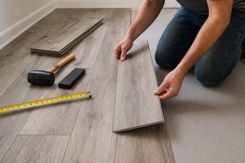 Vinyl Plank Floor Installation in Fredericksburg, VA