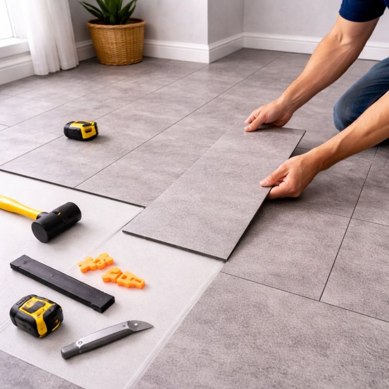 Vinyl Tile Replacement in Fredericksburg, VA